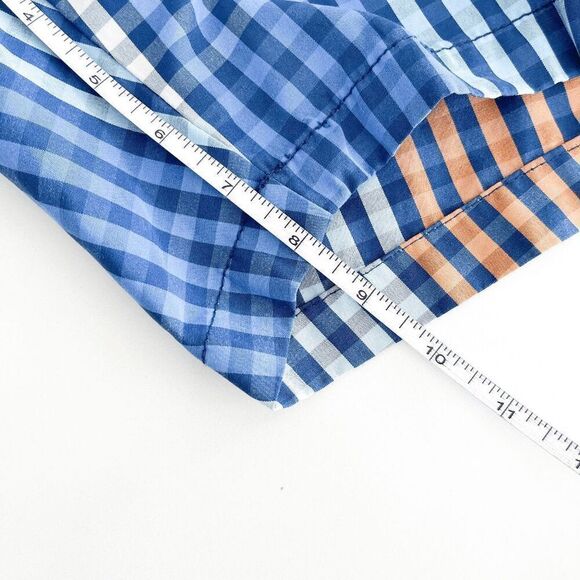 Tommy Bahama Mens Baja King Of Gingham Board Shorts Swim Trunks Blue Size Medium - Picture 9 of 9